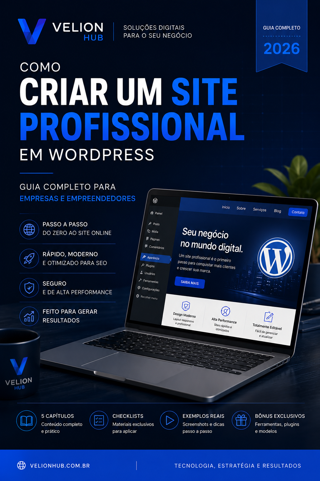 Como Criar um Site Profissional em WordPress | Guia Completo 2026